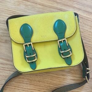 Ralph Lauren Crossbody Bag in Yellow and Green